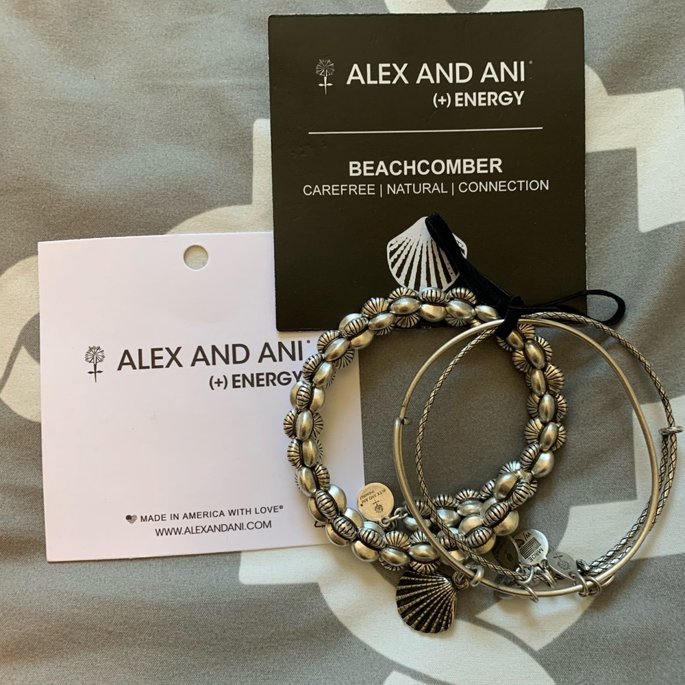 Alex and Ani Beachcomber bundle of 3